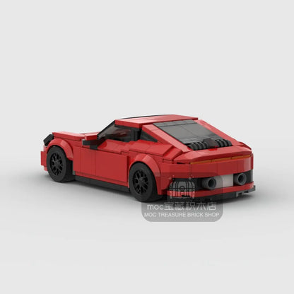 Porsche Carrera Racing Sports Blocks Brick Car