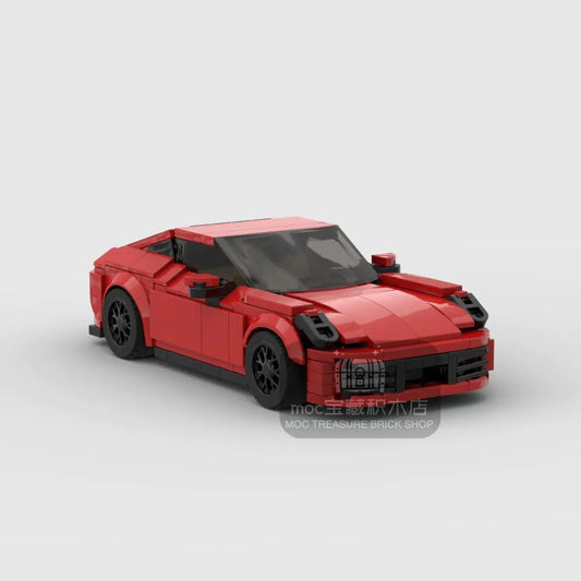 Porsche Carrera Racing Sports Blocks Brick Car