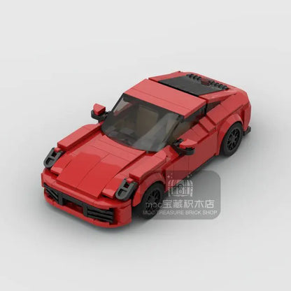 Porsche Carrera Racing Sports Blocks Brick Car