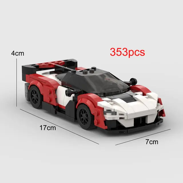 MOC McLaren Sabre Racing Sports Car Building Blocks