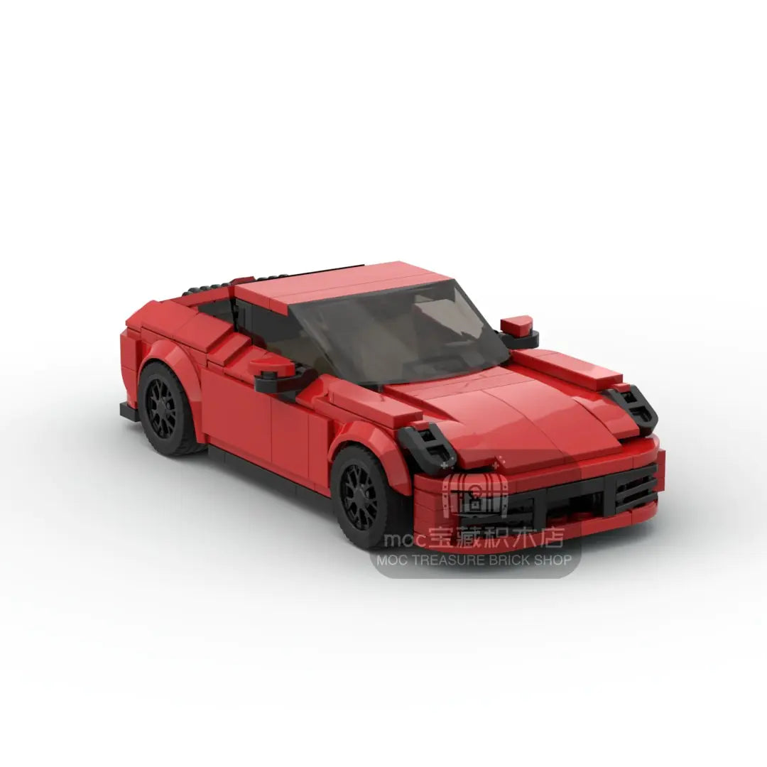 Porsche Carrera Racing Sports Blocks Brick Car