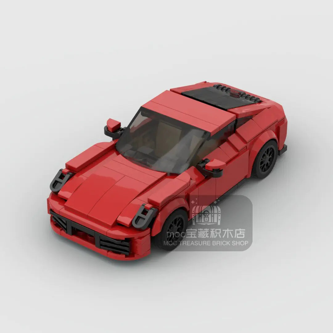 Porsche Carrera Racing Sports Blocks Brick Car