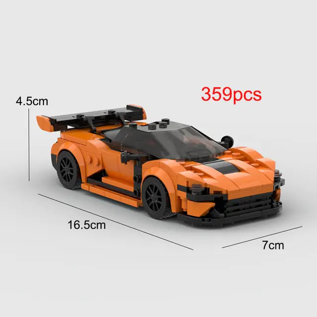 MOC McLaren Sabre Racing Sports Car Building Blocks